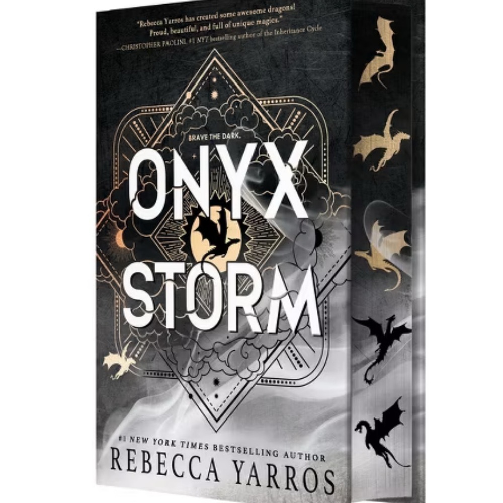 BRAND NEW Onyx Storm Deluxe Edition Book By Rebecca Yarros Hardcover